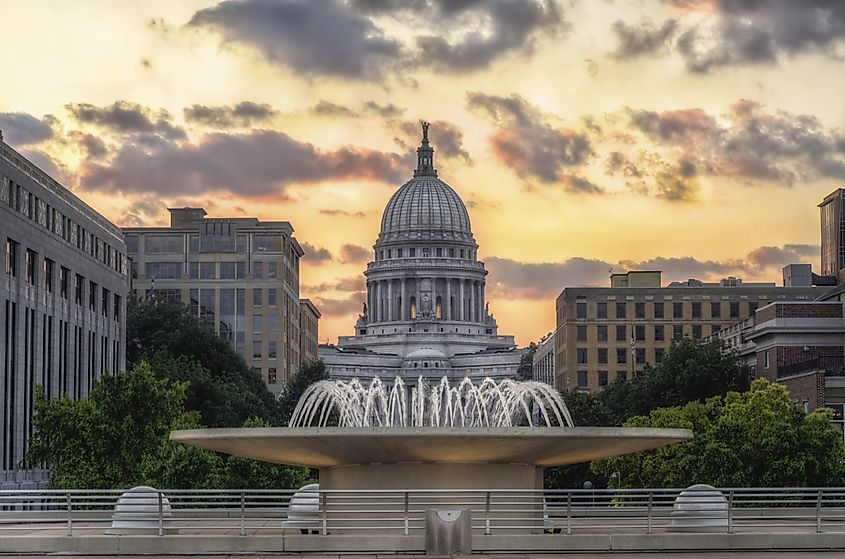 Capital Building in Madison, Wisconsin