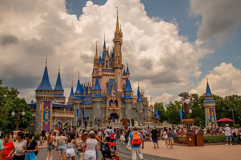 Cinderella's Castle in Walt Disney World.