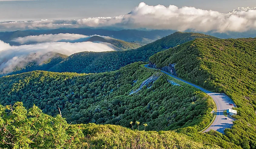 The Blue Ridge Parkway.