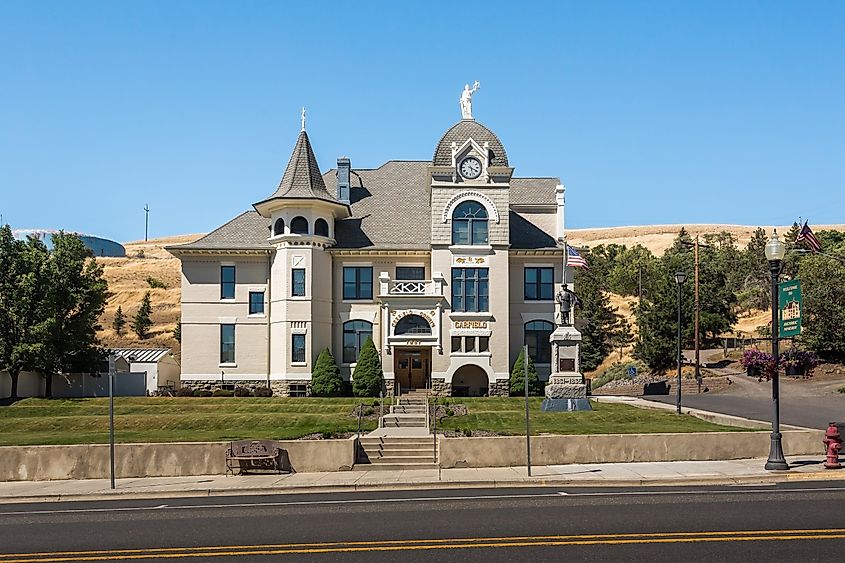 Garfield County Courthouse in Pomeroy, Washington.