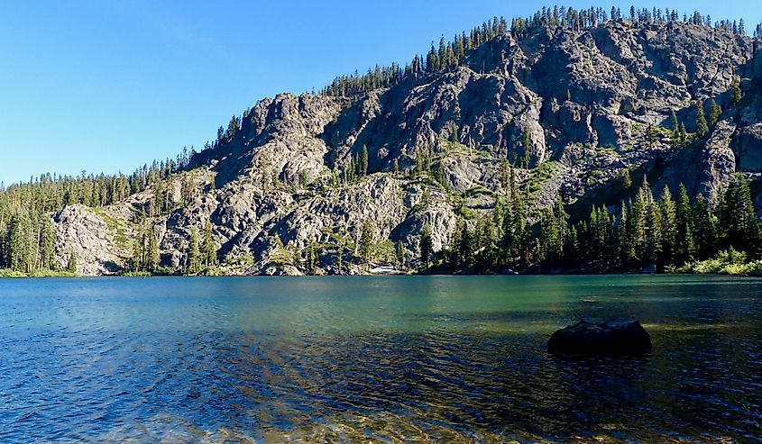 Homer Lake, Plumas National Forest, Northern California.