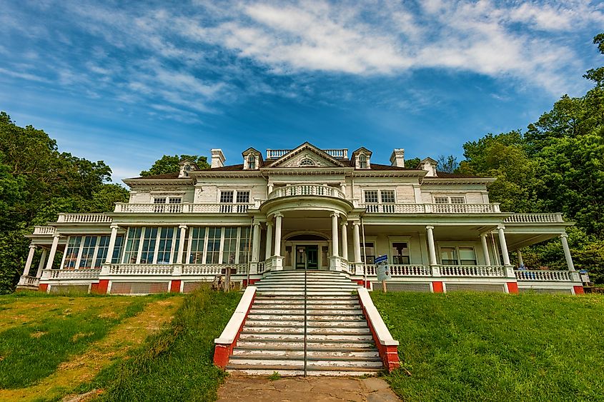 Flat Top Manor in Moses Cone Memorial Park in Blowing Rock, North Carolina.