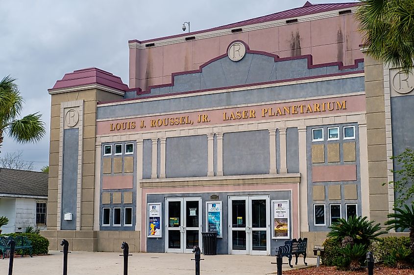 The Planetarium in Rivertown, Kenner, Louisiana.