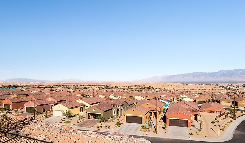 Sun City community area of Mesquite, Nevada.