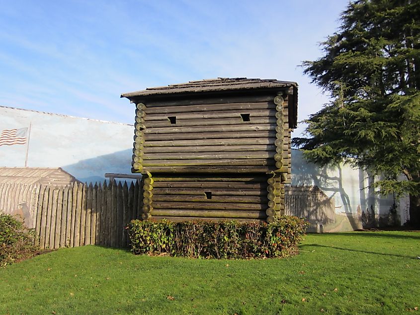 Replica at the site of Fort Astoria, Oregon
