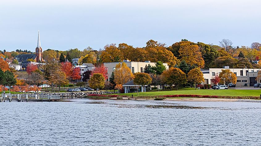 Autumn colors in Petoskey, Michigan.