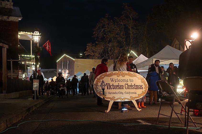 Victorian Christmas celebrations in Nevada City, California