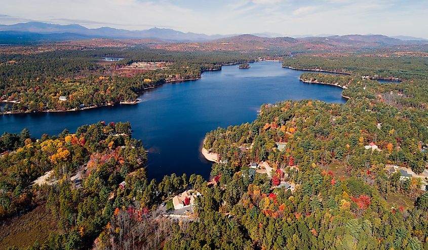 Broad Bay Ossipee Lake, New Hampshire.