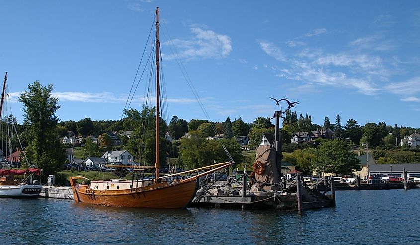 Harbor in Bayfield, Wisconsin.