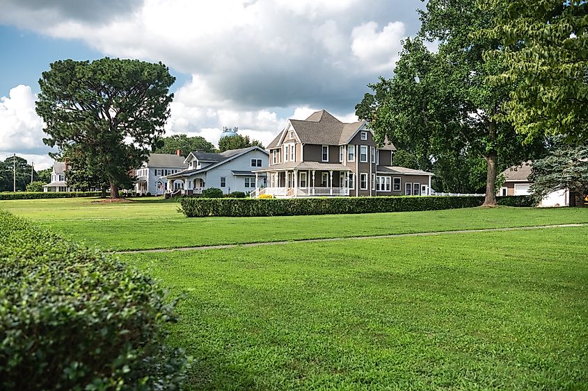 Historic streets of Berlin, Maryland.