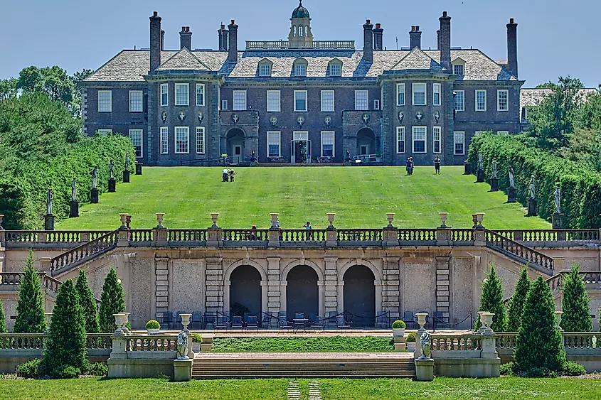 The grounds of Castle Hill on the Crane Estate in Ipswich, Massachusetts.