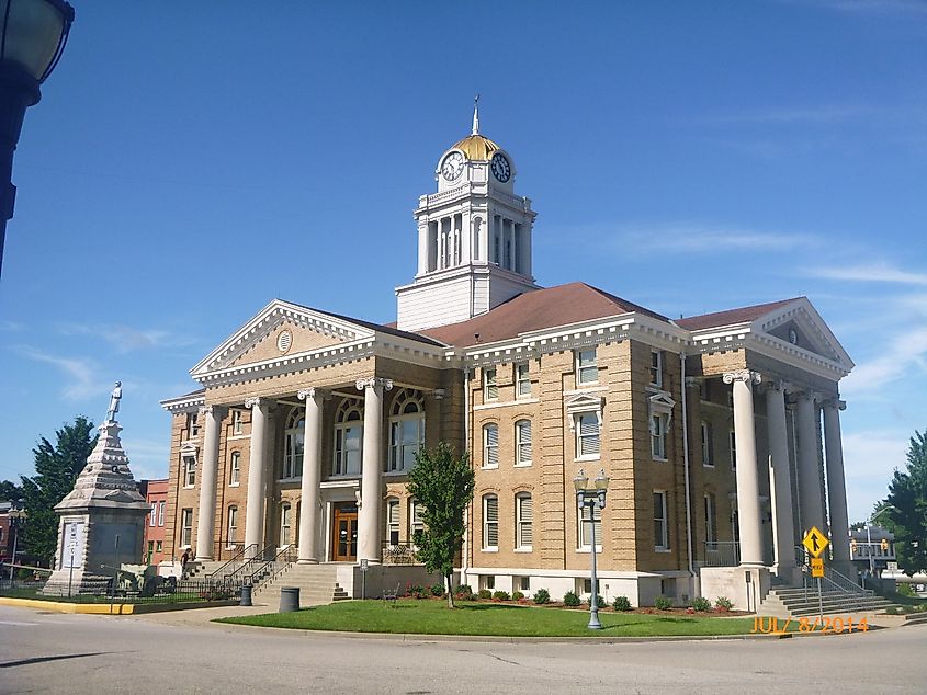  More details Dubois County Courthouse located on the square in Jasper, Indiana, 