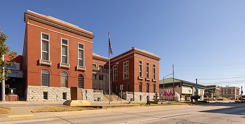 Pittsburg County Courthouse in McAlester, Oklahoma.