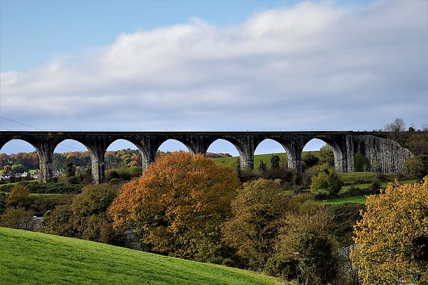 Craigmore Viaduct near Bessbrook, Northern Ireland.