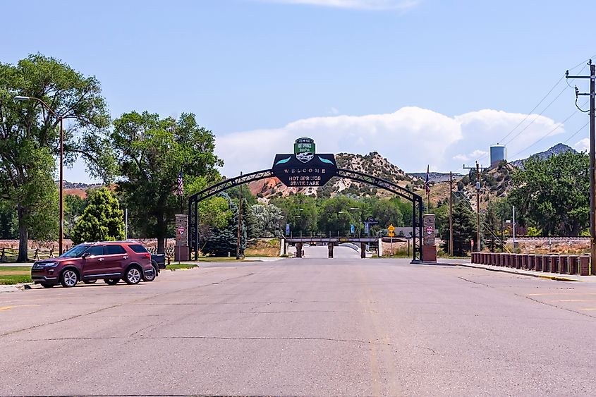 Hot Springs State Park in Thermopolis, Wyoming