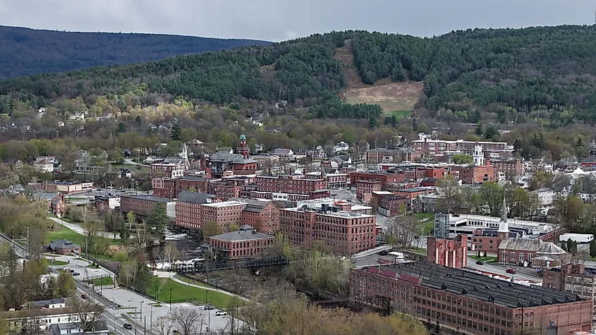 Claremont, New Hampshire, from the northwest.
