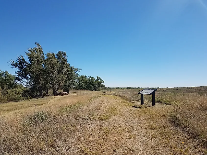 A wayside and picnic area at Cimarron National Grassland.