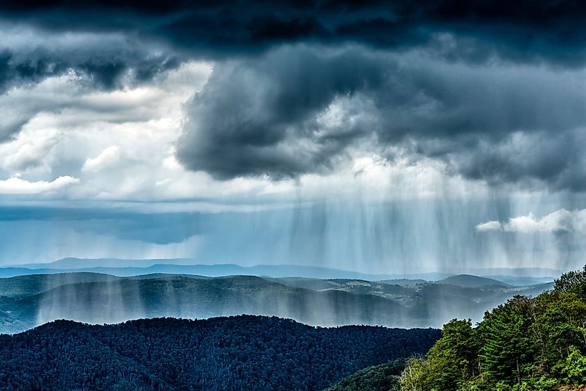View from the Staunton-Parkersburg Turnpike in Pendleton County, West Virginia.