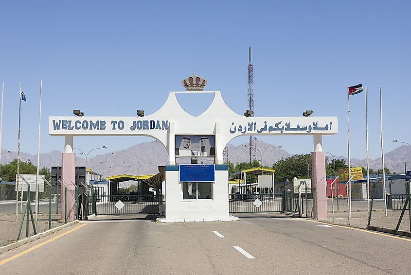 A border crossing on one of Israel's frontiers.