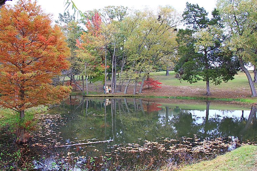 Fall colors in Batesville, Arkansas