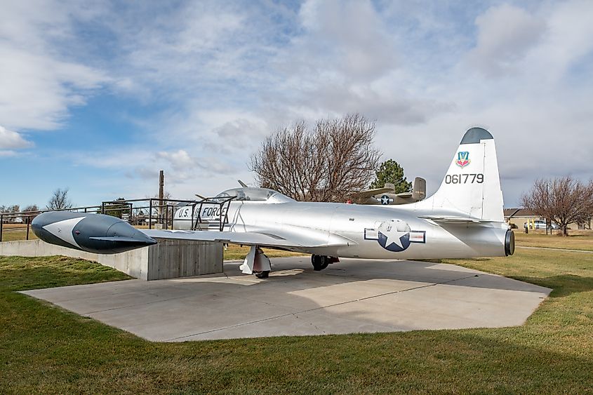 An air force base museum in Great Falls, Montana.