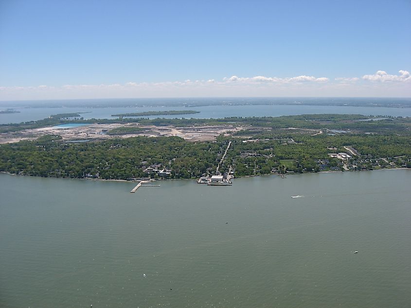 Shoreline in Lakeside, Ohio