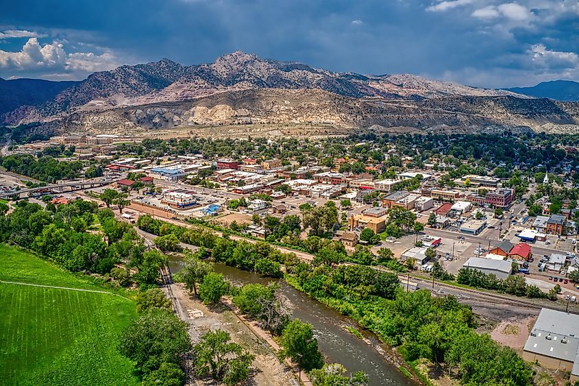 The picturesque landscape of Canon City, Colorado