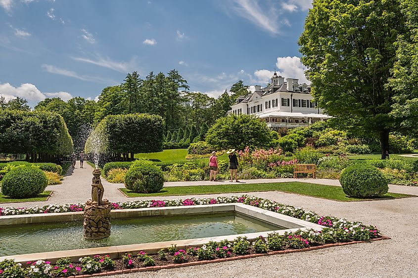 The Mount, the country home of writer Edith Wharton, in Lenox