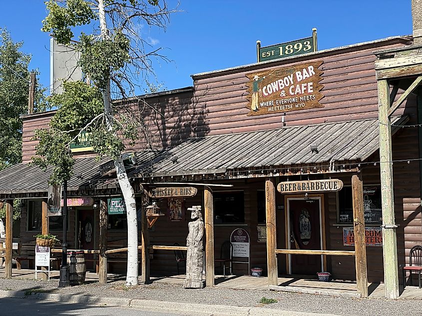 Cowboy bar in Meeteetse, Wyoming