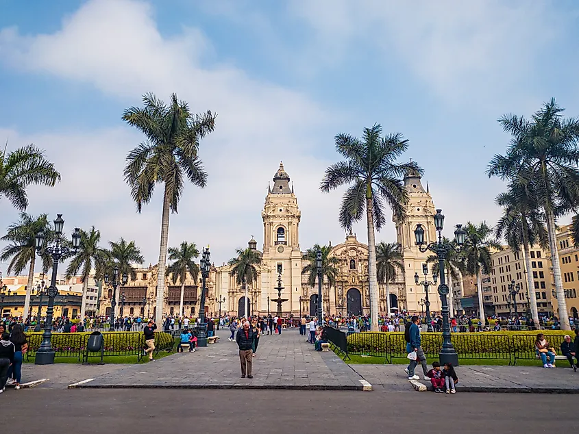 Cathedral of Lima at Main Square.