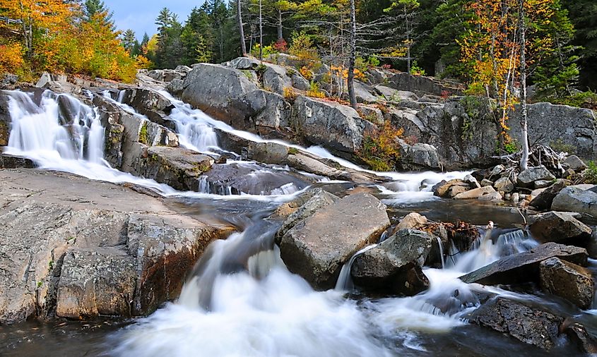 Waterfalls near Jackson, New Hampshire