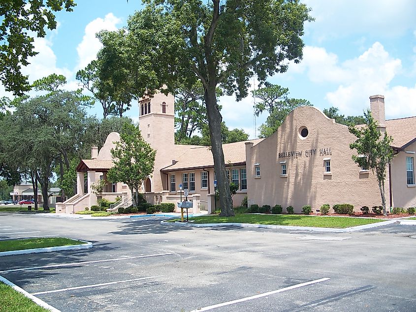 Old Belleview School, now the City Hall in Belleview, Florida