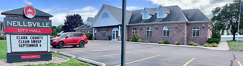 City Hall in Neillsville, Wisconsin