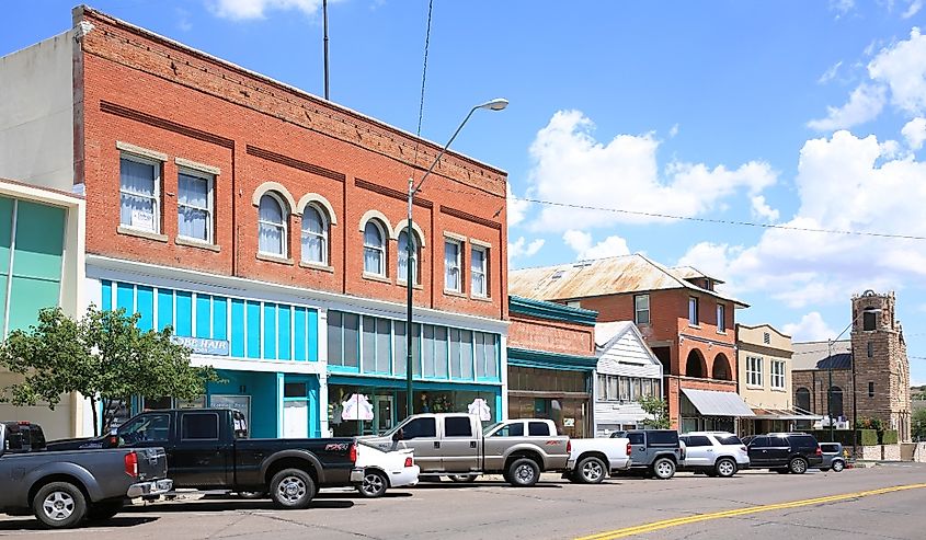 Historic downtown in the City of Globe, Arizona.