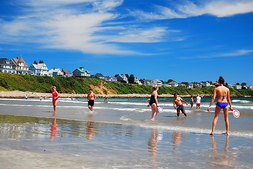 Long Sands Beach in York, Maine