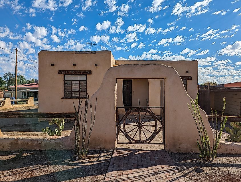 Downtown Mesilla, New Mexico.