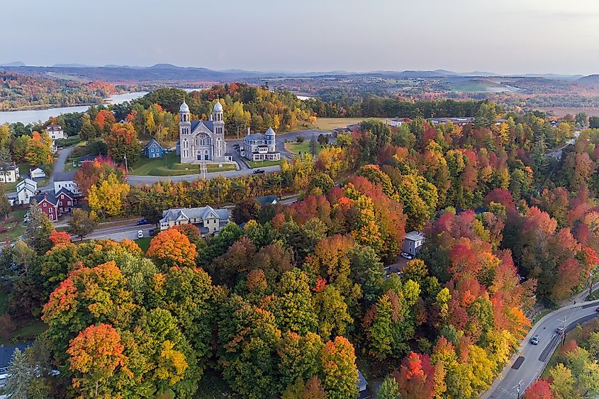 Church in the town of Newport, Vermont.