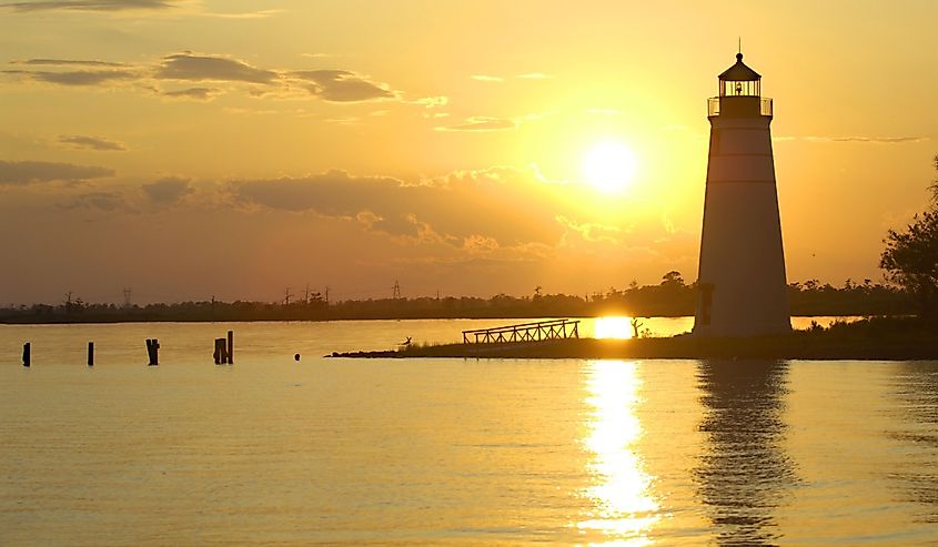 Lighthouse on Lake Pontchartrain, New Orleans, Louisiana