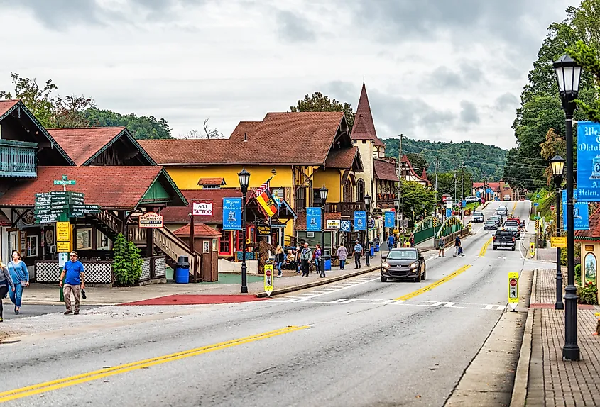 The beautiful town of Helen, Georgia.