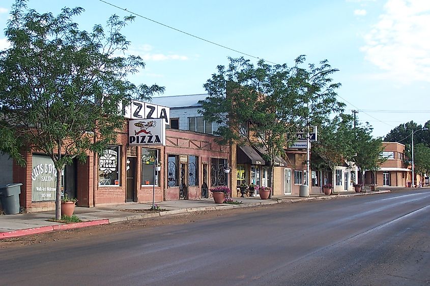 Beautiful downtown of Monticello, Utah