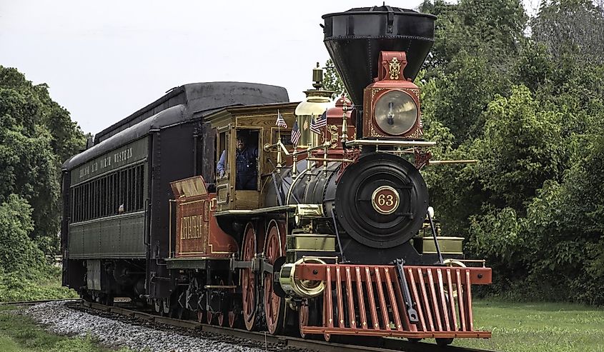 Famous Leviathan Steam Engine Replica in Spencer, North Carolina.