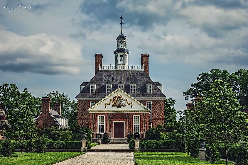 The Governors Palace, Williamsburg, Virginia.