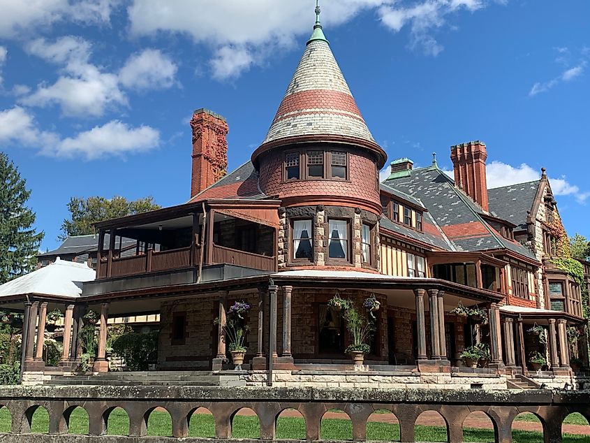 Sonnenberg Gardens Mansion in Canandaigua, New York. Editorial credit: Ritu Manoj Jethani / Shutterstock.com 