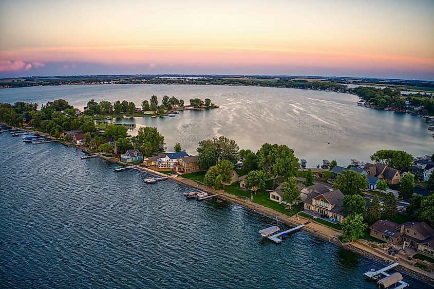 Lake Madison in South Dakota.