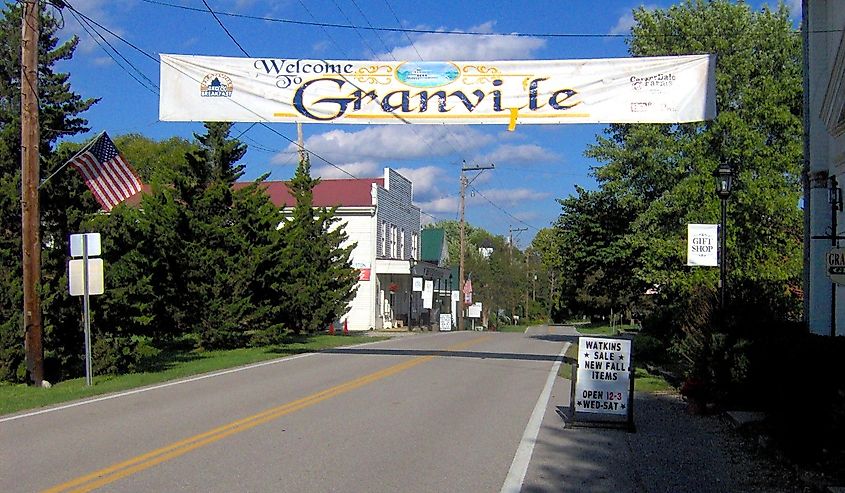 Quaint Clover St. in Granville, Tennessee.