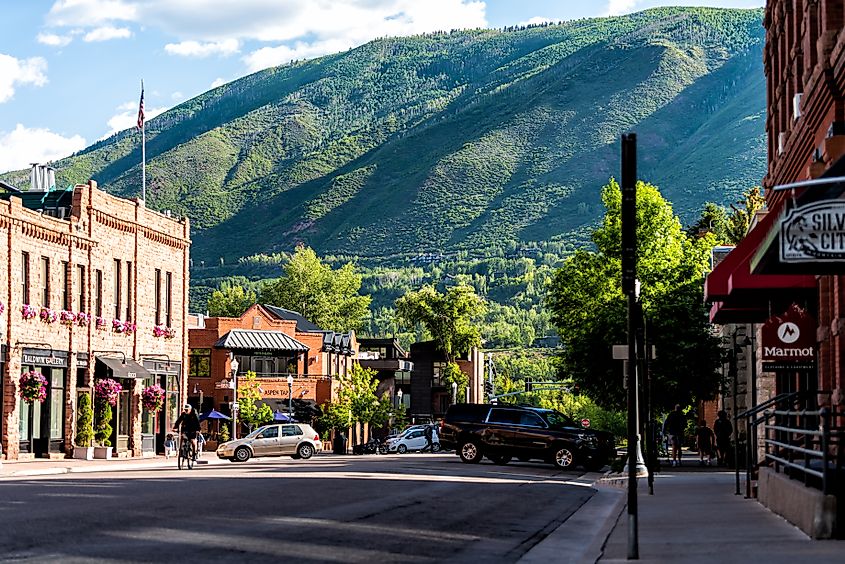 Downtown Aspen, Colorado.