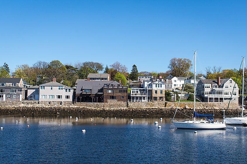 The harbor at Rockport, Maine.