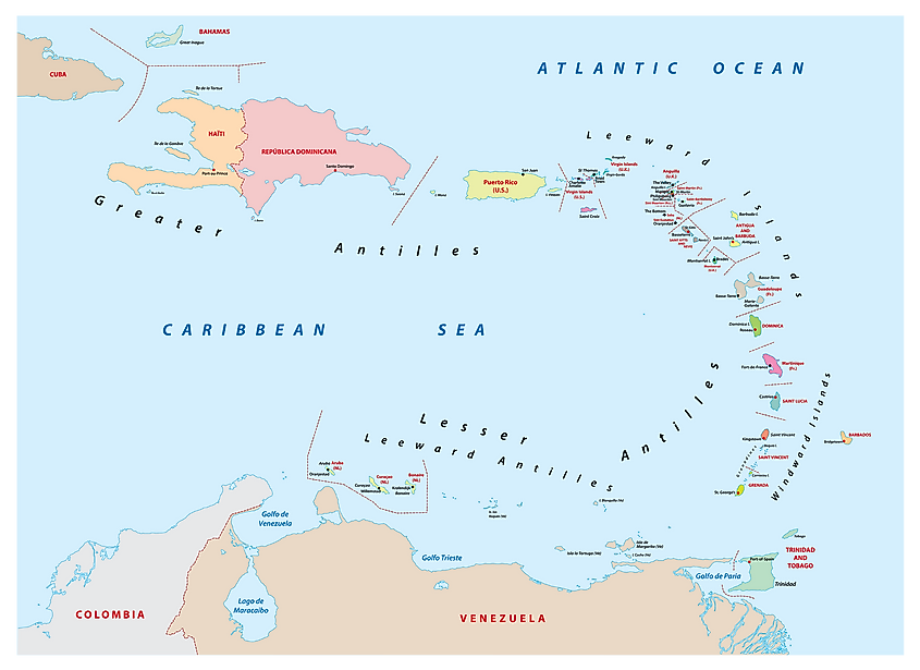Geography Of The Caribbean - WorldAtlas