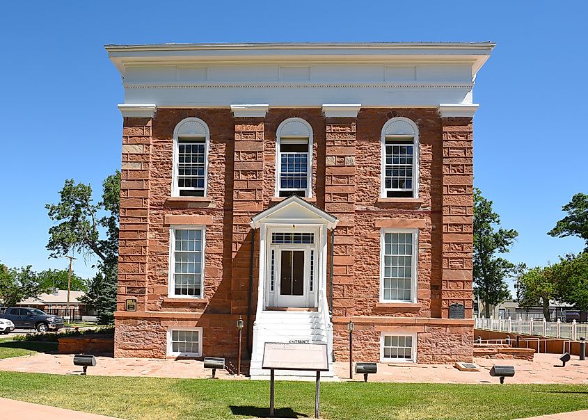 The Territorial Statehouse State Park Museum in Filmore, Utah.