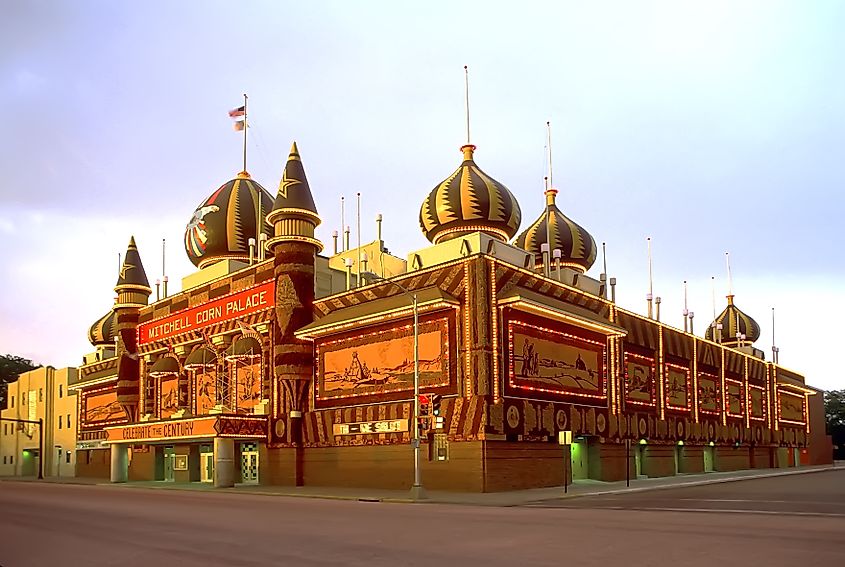 The Corn Palace in Mitchell, South Dakota